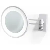 DECOR WALTHER Miroir de Maquillage Decor Walther BS 36 / V LED Blanc Matt (5x Grossissement)