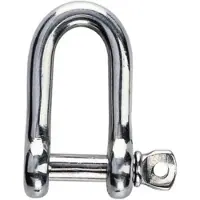 PLASTIMO Manille D Forged argent 12 mm argent 12 mm