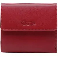 Esquire Cuir porte-monnaie Viktoria Little Wallet Red rouge foncé