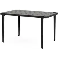 TIPTOE Midi Outdoor Table d'Extérieur Graphite Black | 4 seater