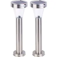 Autre Lanternes De Jardin Solaires "Silva" En Acier Inoxydable - X2