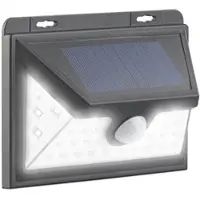 Autre Applique Murale Solaire À Led Luminea - Wl-735.Solar - Détecteur Pir - 350 Lm / 7,2 W