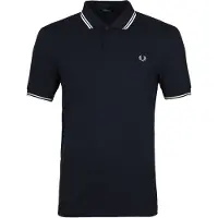 Fred perry Polo Bleu Marine Blanc