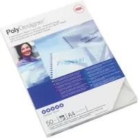 GBC Polycovers Translucides Pp 500 Microns Depuis A4 Housse Contraignant 100 Unités