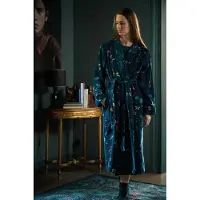 Pip studio Peignoir Pip Studio Les Fleurs Bleu Foncé-XXL