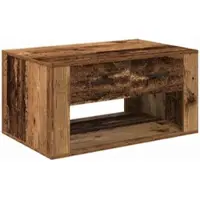 vidaXL Table basse en vieux bois 80 x 50 x 40 cm Bois composite