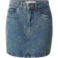 Eight2nine Jupe courte de - JUPE EN JEAN CLOUTÉE - XS - XL - pour Femme - bleu - Taille S