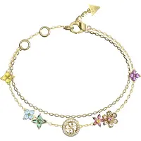 GUESS Bracelet jaune / or / vert / violet