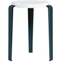 TIPTOE Lou Tabouret en plastique recyclé Venezia Midnight Blue