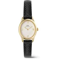 Daniel Wellington Ophelia Mini 22x25,5 Lézard noir Blanc Guilloché G DW00100890