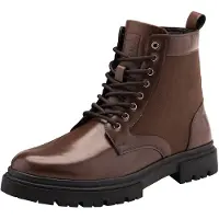 OMBRE Bottines à lacets 'Fobo-0174' chocolat