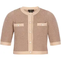 Faina Cardigan beige / beige foncé