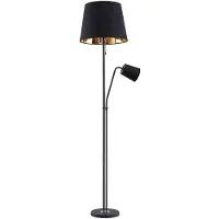 LINDBY - Efalia Lampadaire Black/Gold