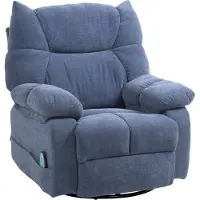 HOMCOM Fauteuil relax avec fonction massage ; fauteuil TV avec fonction chauffante
