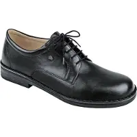 Finn Comfort Chaussure à lacets 'Schnürschuh Herren 01201 060099 Echtleder in schwarz' noir