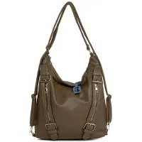 Bagmori Sac bandoulière beige foncé