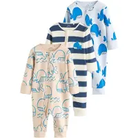 Next Pyjama beige / bleu / bleu marine / bleu roi