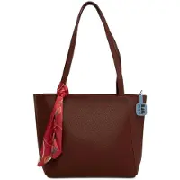Bagmori Cabas azur / rouge / bordeaux / noir