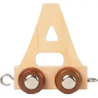 Small Foot - Holzbuchstabenzug - A - 12 Stück
