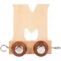 Small Foot - Holzbuchstabenzug - M - 12 Teile
