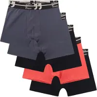 Sanetta Sous-vêtements gris basalte / rouge clair / noir
