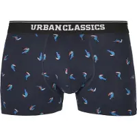 Urban Classics Boxers bleu nuit / bleu ciel / rouge orangé / noir chiné