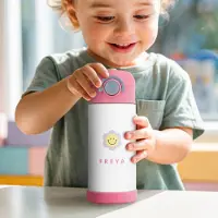 Yoursurprise Gourde enfant personnalisée - 350 ml - Rose
