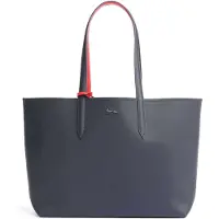 Lacoste Cabas 'Anna' bleu marine / rouge / argent