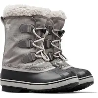 Sorel - Bottes d'après-ski imperméables et isolantes - Yoot Pac Nylon WP Quarry Dove - Taille Enfant 32 - Gris