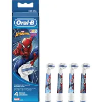 Oral-B Brosses à dents adaptables Spiderman 4 pièces