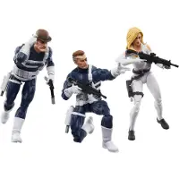Hasbro Zestaw 3 figurek Captain America Marvel Legends - S.H.I.E.L.D. (Dum Dum Dugan, Nick Fury Jr., Sharon Carter)