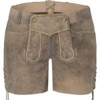 Spieth & Wensky Pantalon folklorique 'Barbie' beige clair / beige foncé