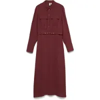 Vero Moda Robe 'VMJAFRAN' rouge foncé