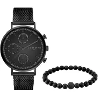 Liebeskind berlin Montre à affichage analogique 'Chic' noir