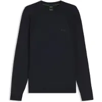 HUGO BOSS Pull en coton mélangé à la structure bodymapping