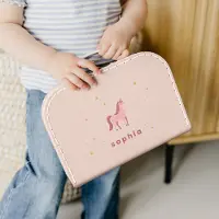 Yoursurprise Valisette enfant personnalisable - Rose - Medium
