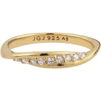 Elli DIAMONDS Bague 'Lab grown diamonds' or
