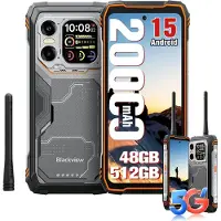 Blackview XPLORE 1 WALKIE TALKIE (5G - NFC - 6.78'' - 512 Go, 16 Go RAM - 20000mAh) Orange