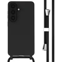IMoshion Coque en silicone avec cordon pour Samsung Galaxy S26 - Noir
