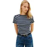 Tommy Hilfiger T-shirt à Manches Courtes Gold Button Slim Fit