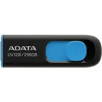 ADATA Carte mémoire - - AUV128 - 256 Go - USB 3.0 - Noir/Azul