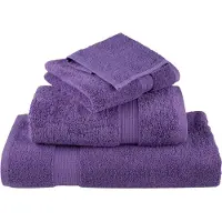 vidaXL Serviettes de bain de qualité supérieure SOLUND 4 pcs 600g/m²