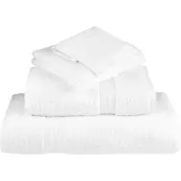 vidaXL Serviettes de sauna de qualité supérieure SOLUND 2 pcs blanc