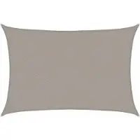 vidaXL Voile d'ombrage 160 g/m² rectangulaire gris clair 2x3 m PEHD
