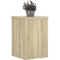 vidaXL Supports pour plantes 2 pcs chêne sonoma bois d'ingénierie