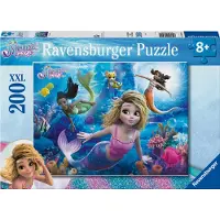 Ravensburger - Puzzle pour enfants - 200 pièces XXL - Le monde magique des sirènes suprêmes - À partir de 8 ans - 12004322