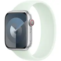 Apple Bracelet solo en silicone pour Watch | 44/45/46/49 mm - Taille 8 - Soft Mint