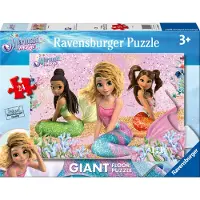 Ravensburger Magie De Sirène Géant Sol 24p (12004323) Puzzle