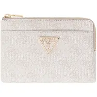 GUESS Femmes, Portefeuille, Laurel II SLG Key Ring Pouch, Beige
