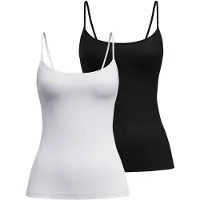 Calida Maillot de corps 'Sleek Skin' noir / blanc